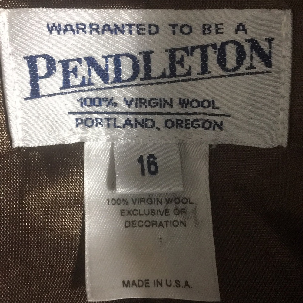 Pendleton Wool Jacket Blazer 16 - image 5